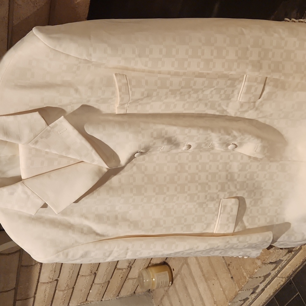 White Mens Dress Suit